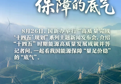 “量足價穩”，這是我國能源保障的底氣